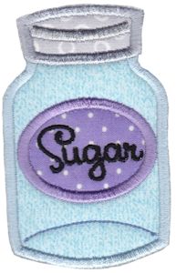 Sugar Jar Applique