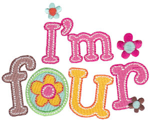 Machine embroidery designs  birthday girl  bunnycup embroidery