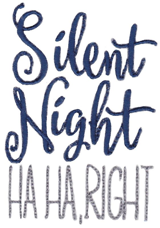 Silent Night Ha Ha Right