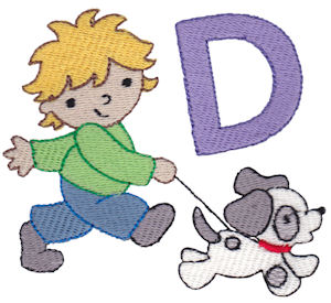 Boys Alphabet D