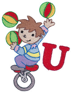 Boys Alphabet U