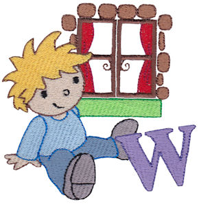 Boys Alphabet W