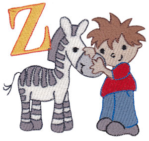 Boys Alphabet Z
