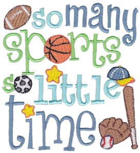 So Many Sports So Little Time