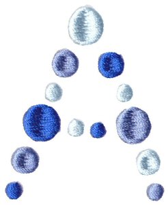 Bubble Bath Alphabet A