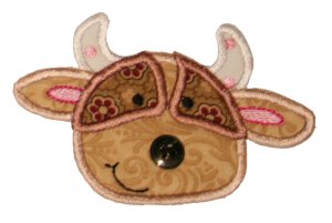 Button Nose Applique 7