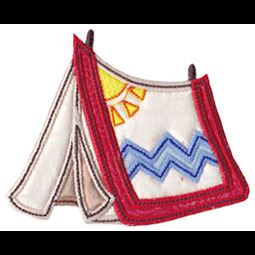 Indian Tent Applique