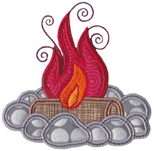 Wood Fire Applique
