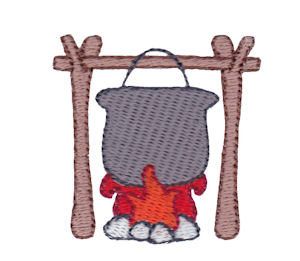 Cooking On Camp Fire Mini