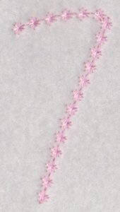 Candlewicking Alphabet 7