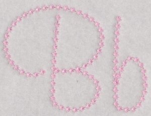 Candlewicking Alphabet B