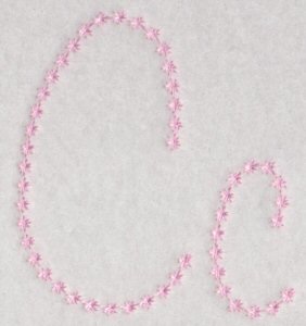 Candlewicking Alphabet C