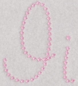 Candlewicking Alphabet I