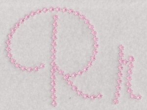 Candlewicking Alphabet R