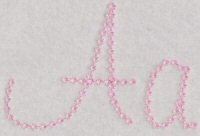 Candlewicking Alphabet