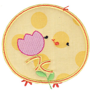 Chickadee Applique 6