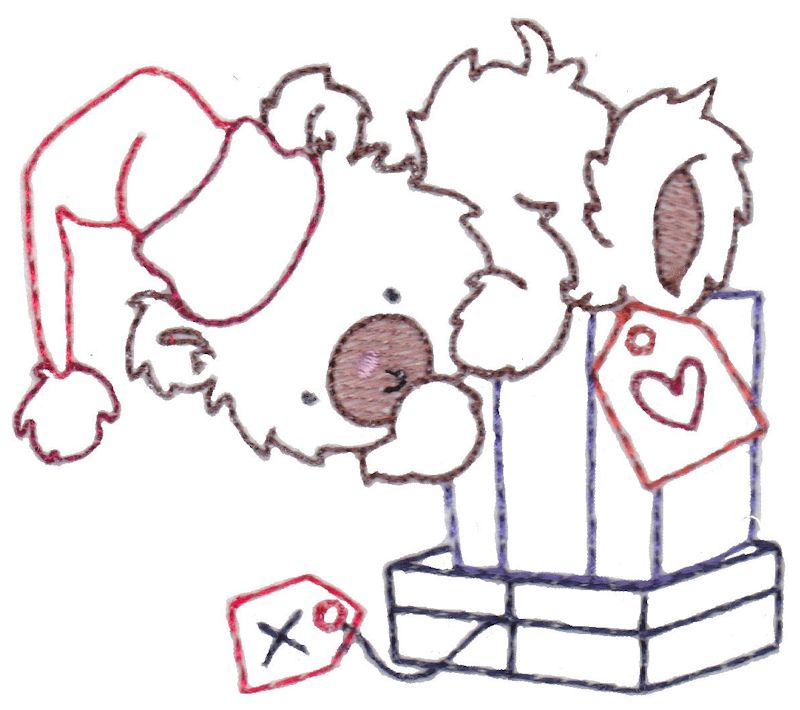 Christmas Bears Vintage Stitch 12