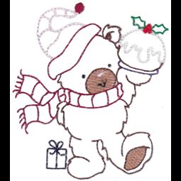 Christmas Bears Vintage Stitch 6