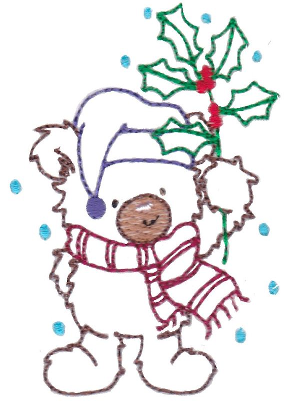 Christmas Bears Vintage Stitch 7