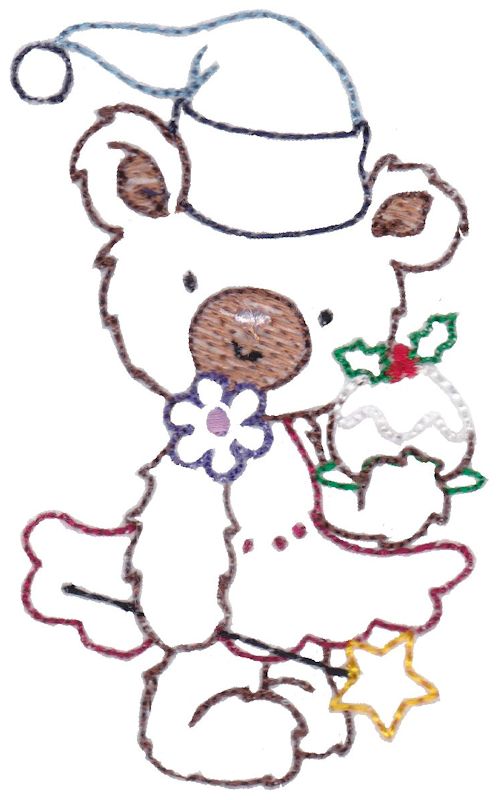 Christmas Bears Vintage Stitch 8
