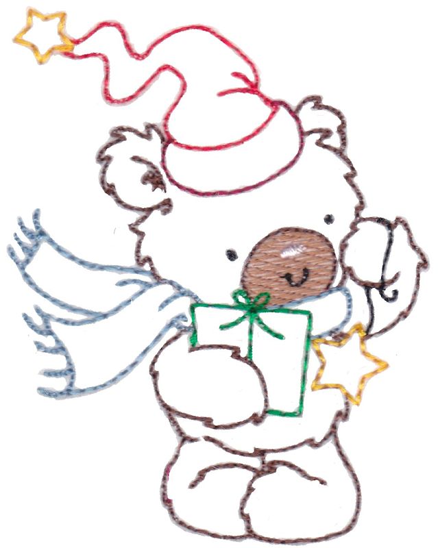 Christmas Bears Vintage Stitch 9