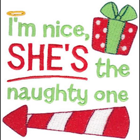 I'm Nice She's The Naughty One Left
