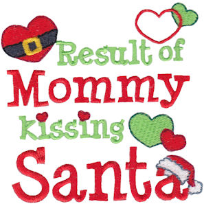 Result Of Mommy Kissing Santa