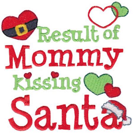 Result Of Mommy Kissing Santa