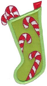 Christmas Stockings Applique 1
