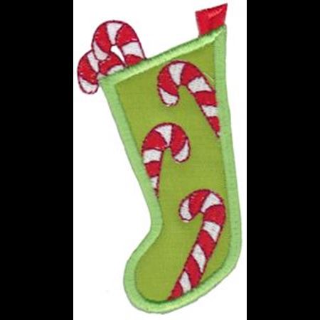 Christmas Stockings Applique 1