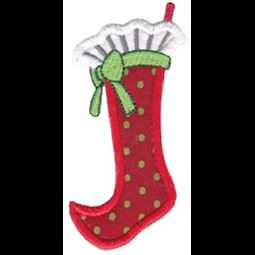 Christmas Stockings Applique 12