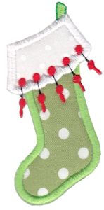 Christmas Stockings Applique 2