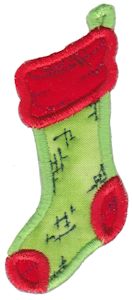 Christmas Stockings Applique 5
