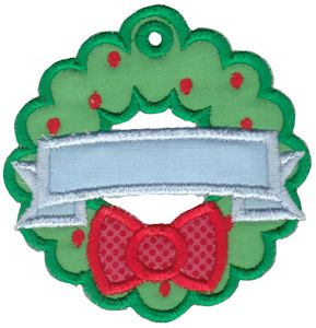 Christmas Tags Applique 12