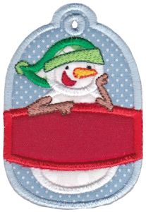 Christmas Tags Applique 9