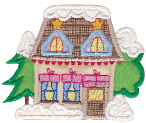 Christmas Village Applique 11