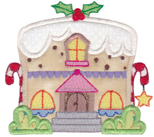 Christmas Village Applique 2