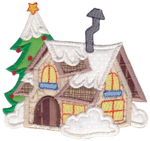 Christmas Village Applique 8
