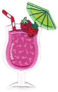 Applique Strawberry Cocktail