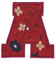 College Greek Alphabet Applique