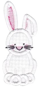 Rabbit Stick Animal Applique