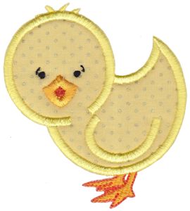 Chicken Stick Animal Applique