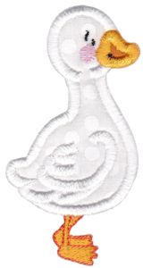Goose Stick Animal Applique