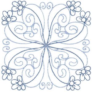 Country Flowers Quilt Blocks 7