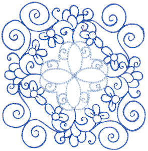 Country Flowers Quilt Blocks 8