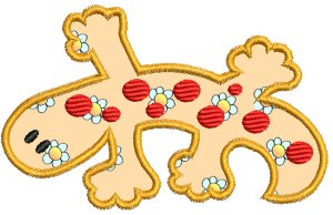 Crazy Lizards Applique 2