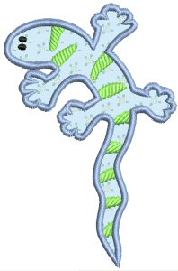 Crazy Lizards Applique 4