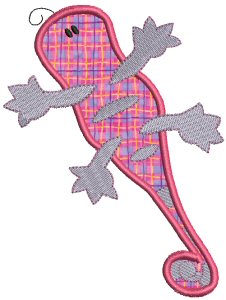 Crazy Lizards Applique 6
