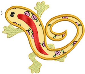 Crazy Lizards Applique 7