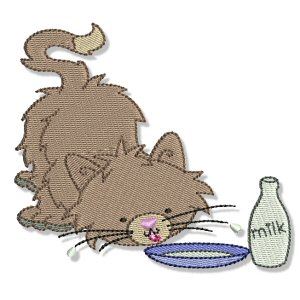Cuddly Kitten Embroidery Designs Bunnycup Embroidery